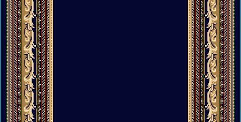Ковровая дорожка Кремлевская темно-синяя 41509-38